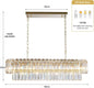 Gold Crystal Chandelier