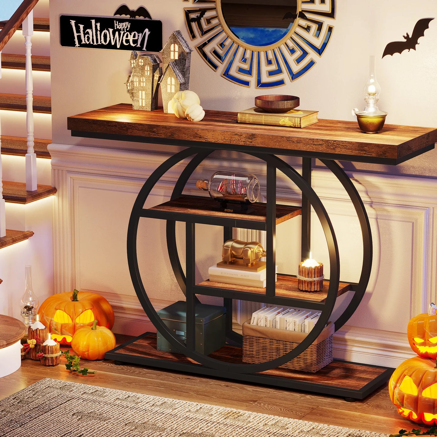 4-Tier Entryway Table,