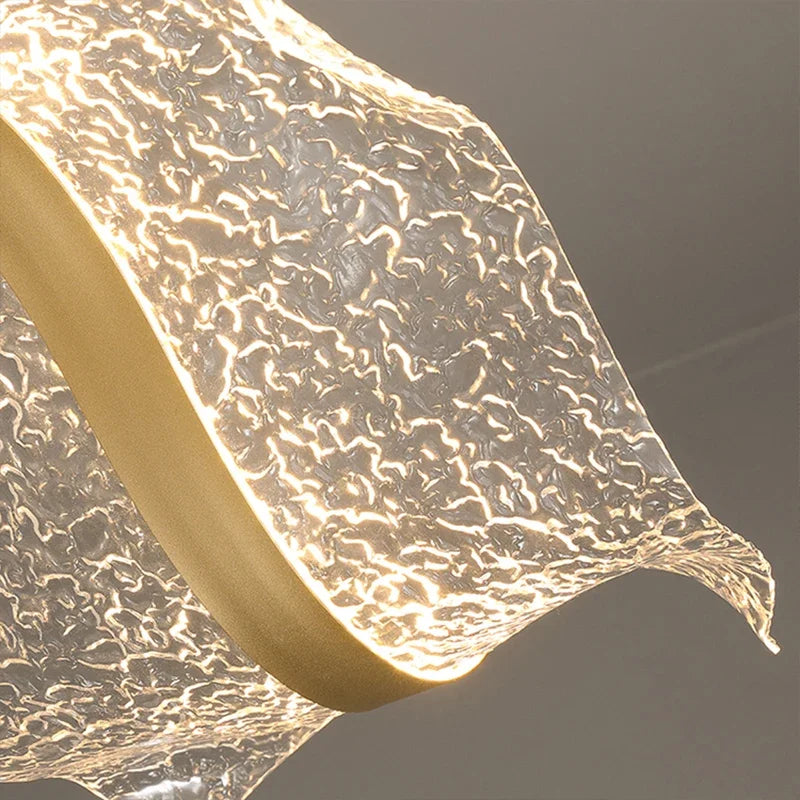 Long Wave Nordic LED Pendant Chandelier
