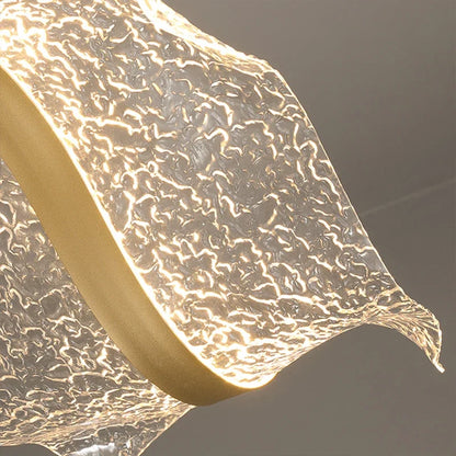 Long Wave Nordic LED Pendant Chandelier
