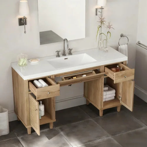 60 Inch Bathroom Vanity with SMC Sink