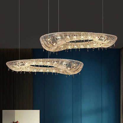 Nordic Luxury Crystal LED Chandelier