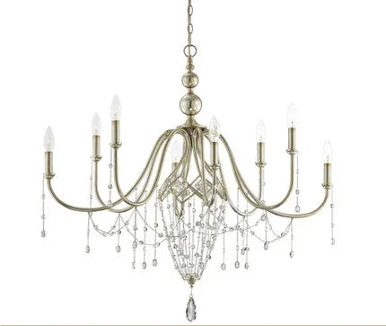 French Antique Crystal Chandelier