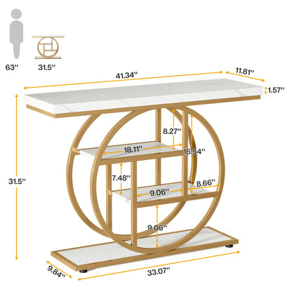 4-Tier Entryway Table,