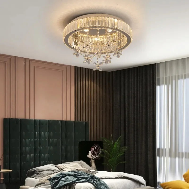 Modern Luxury Crystal LED Pendant Chandelier
