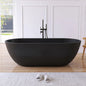 69" Luxury Terrazzo Concrete Freestanding & Shower Bathtub