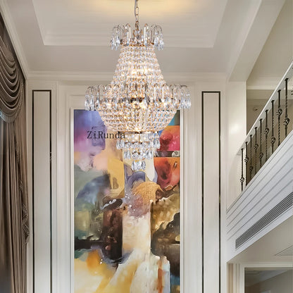 Contemporary Gold Luxury Crystal Chandeliers