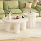 Set of 2 Living/Reception Room Round Coffee Table