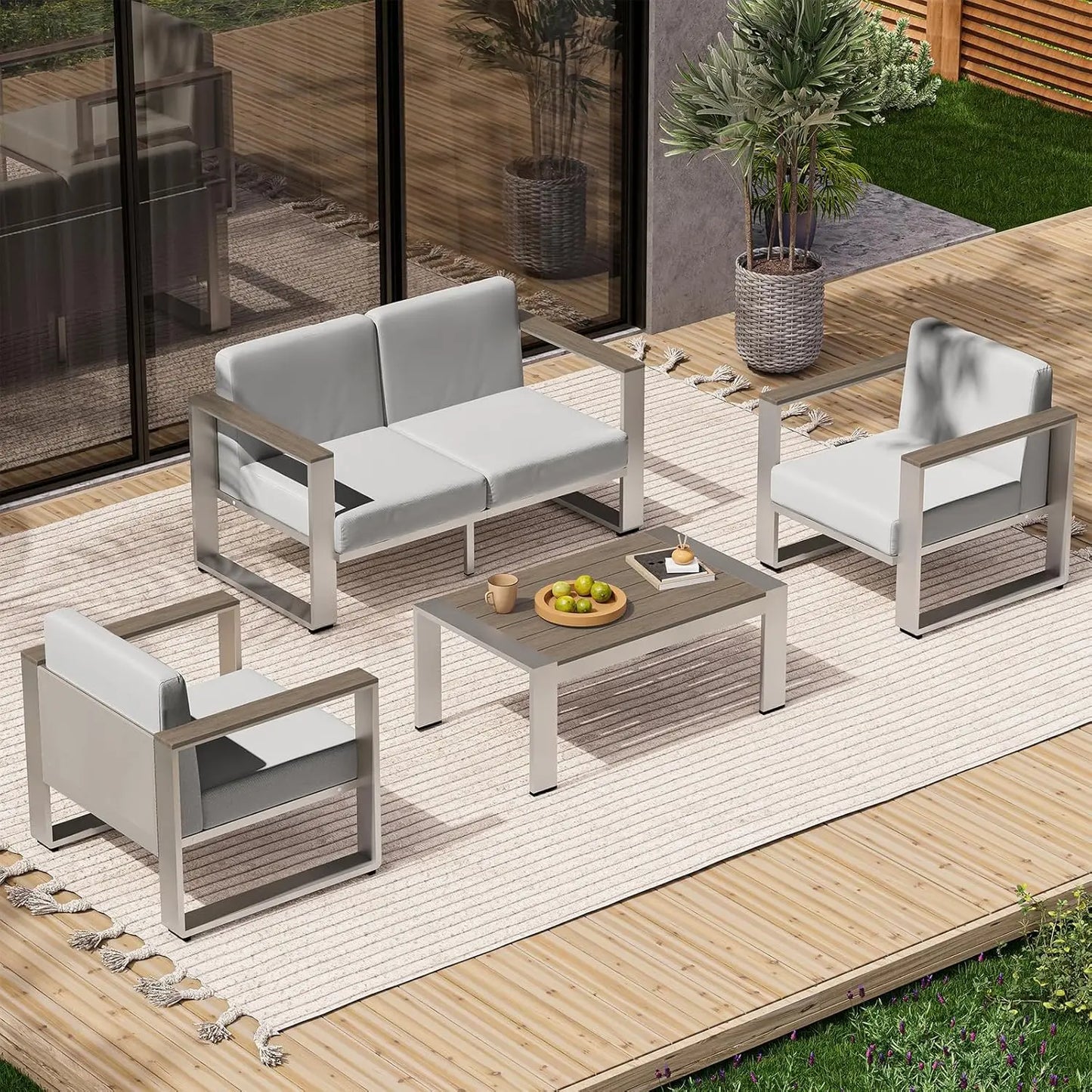 Aluminum Outdoor Patio Furniture Set