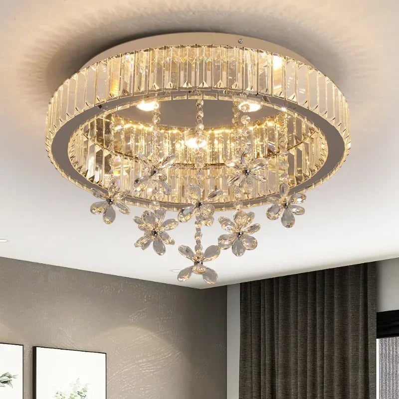 Modern Luxury Crystal LED Pendant Chandelier