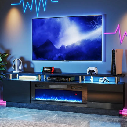 36" LED Light Entertainment Center for TVs Up to 80"