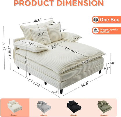 Oversized Chaise Lounge Chair