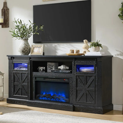 32'' Tall LED Fireplace TV Entertainment Center