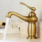 Luxury Gold Antique Bathroom Basin Faucet