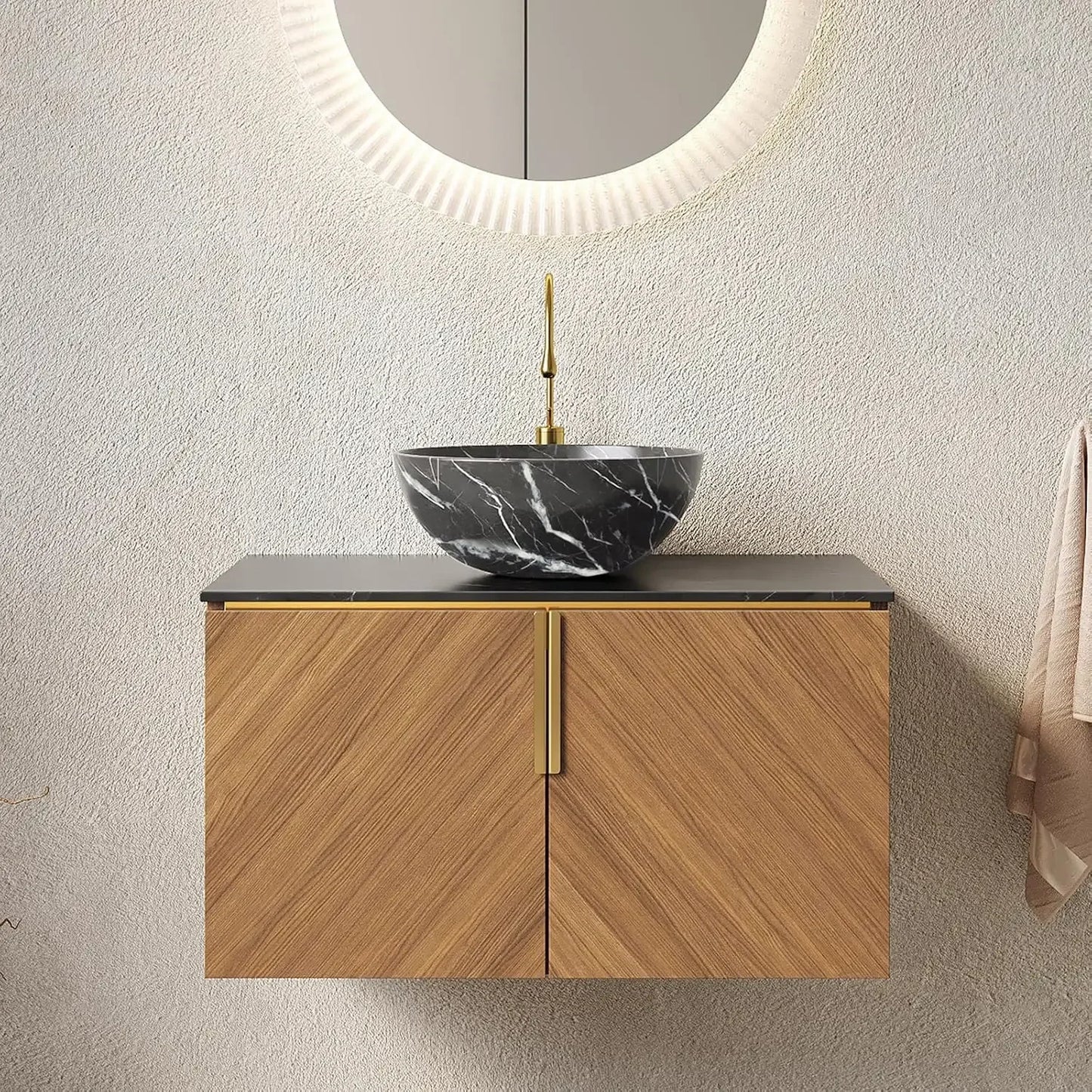 30" Floating Bathroom Vanity with Sink