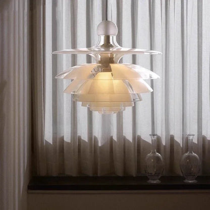 Glass  Pine Cone Chandelier