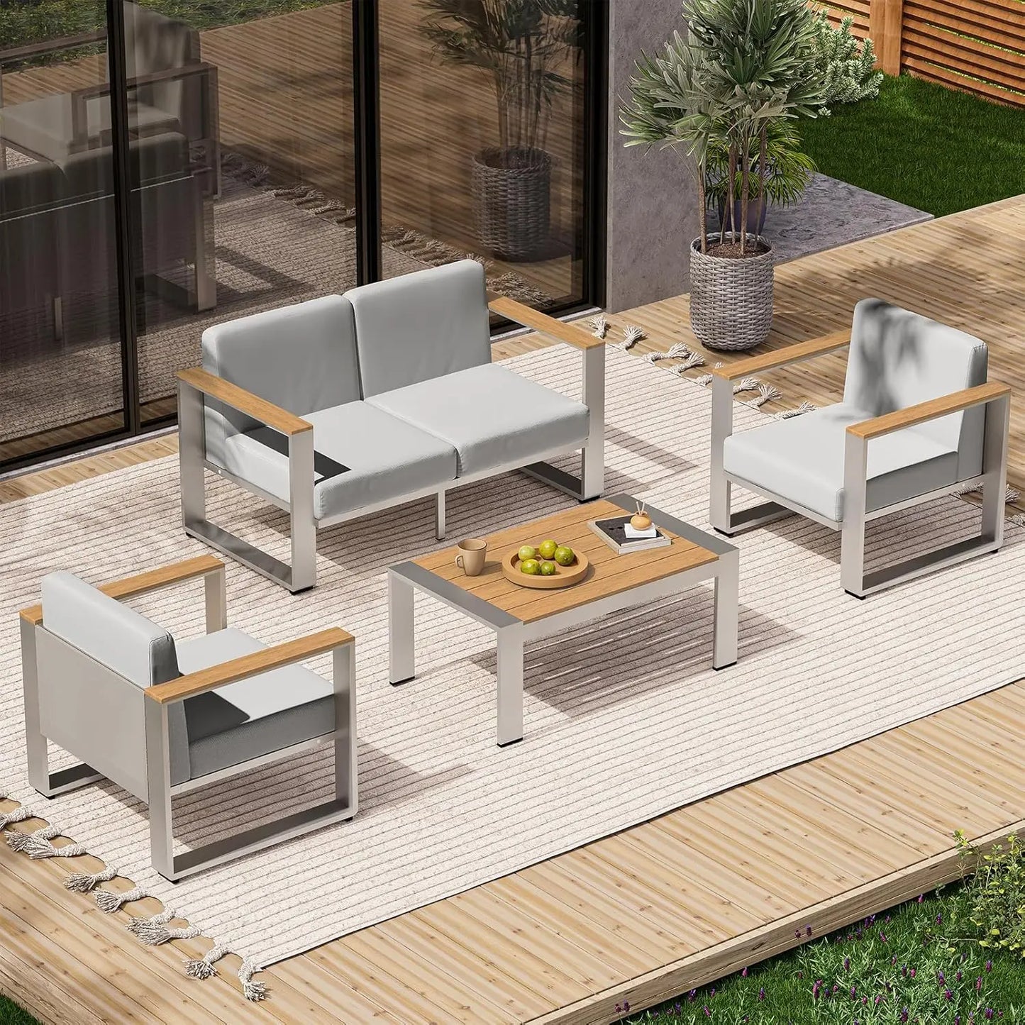 Aluminum Outdoor Patio Furniture Set