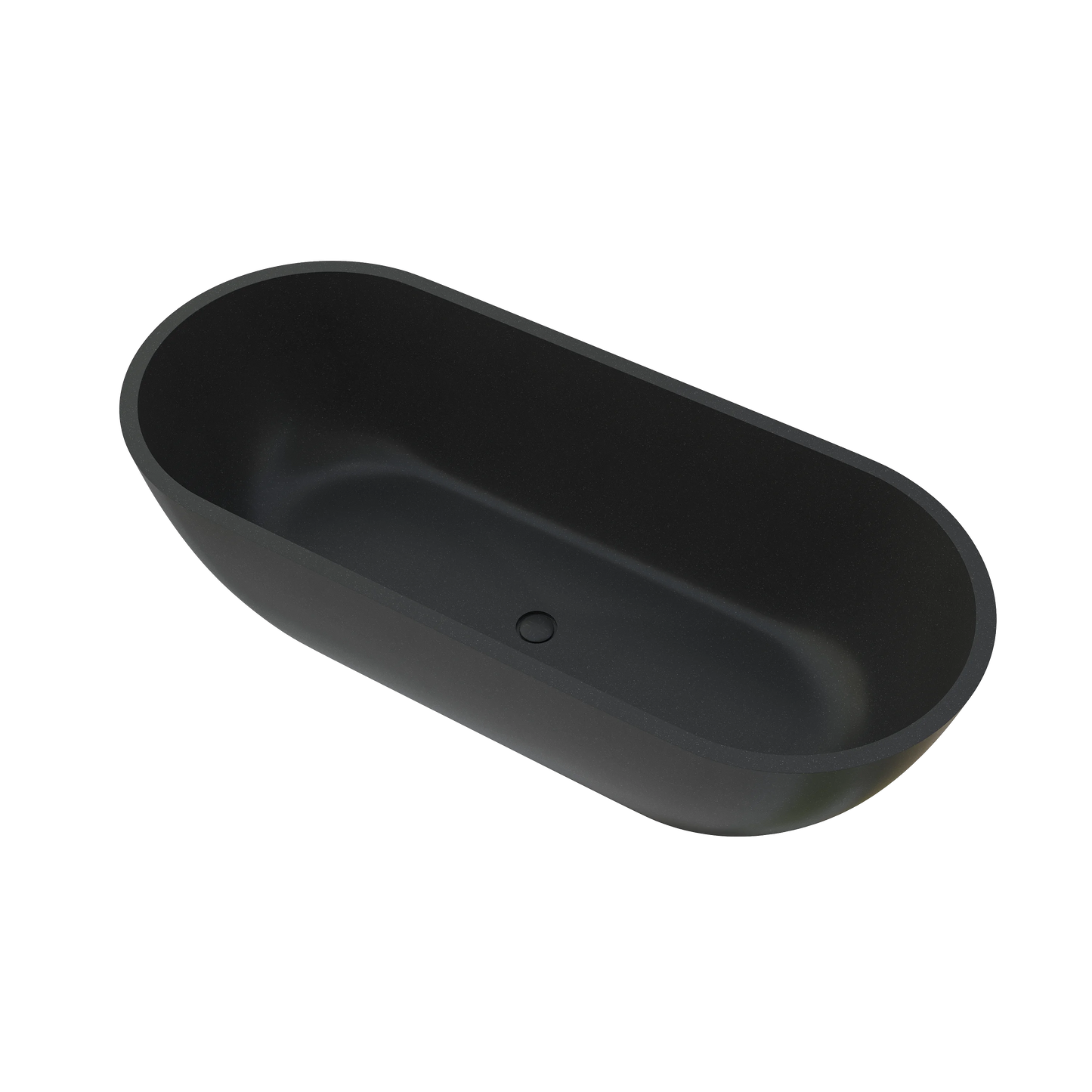 69" Luxury Terrazzo Concrete Freestanding & Shower Bathtub