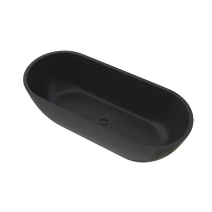 69" Luxury Terrazzo Concrete Freestanding & Shower Bathtub