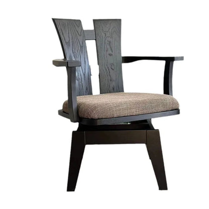 Japanese Style Solid Wood Carousel Chair