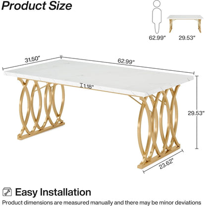 Modern Dining / Kitchen Table for 4-6 People