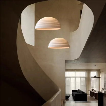 Minimalist Design Resin Pendant Lamp Nordic Wabi-sabi Led Resin Chandelier for Living Dining Room Bedroom Pendant Lamp