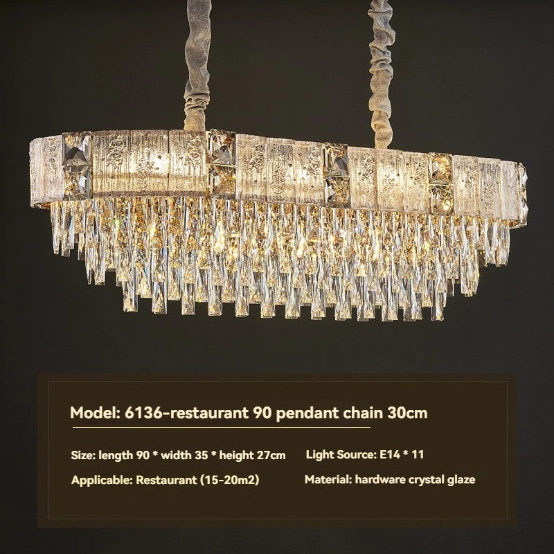 Luxury Crystal Hanging Chandelier