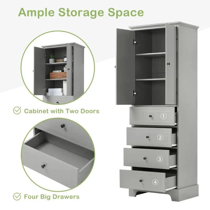 Bathroom Organizers Dresser Cabinet
