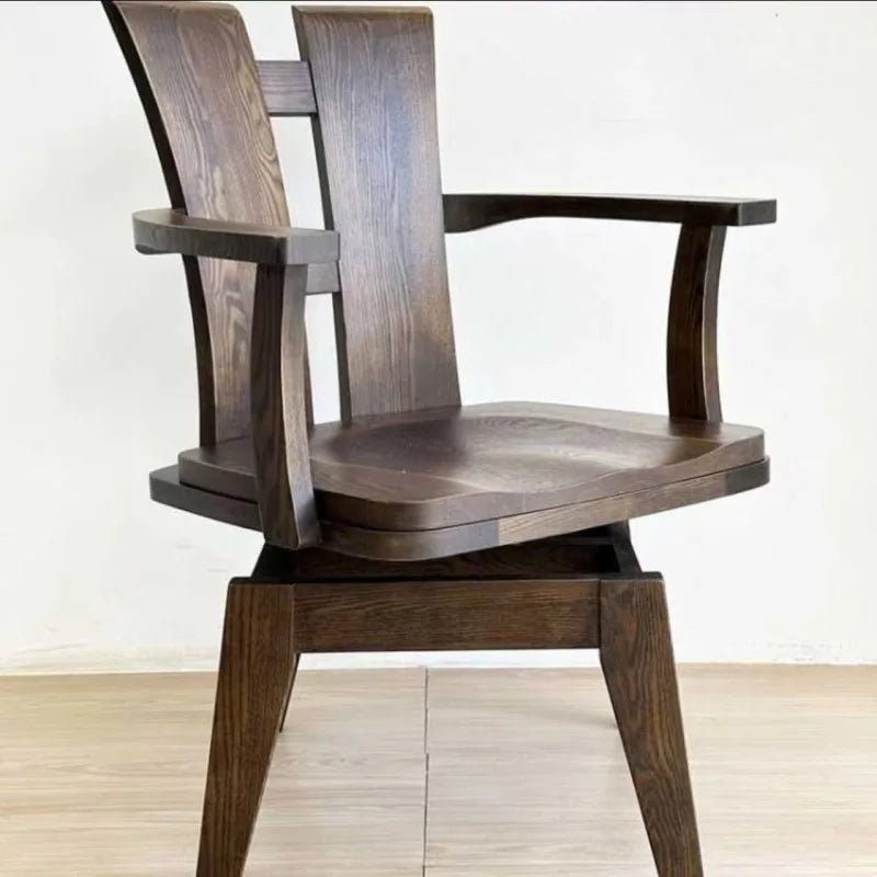 Japanese Style Solid Wood Carousel Chair