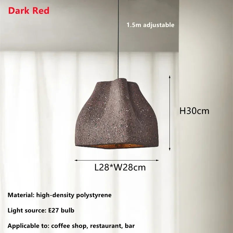 Japanese Style Wabi-sabi LED Pendant Lamp Chandelier